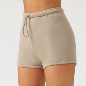 Joah Brown Fitted Sweatshorts